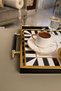 Presentation Tray Gold-Framed Glass Wooden Elegant Serving and Treat Tray 46 x 28 - 4