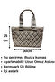 Women's Mink Waterproof Quilted Shoulder & Hand Bag – 3 Compartments Long Strap (30X25X12 cm) - 8