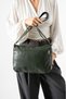 Washable Faux Leather Women's Messenger Bag Multi-Pocket 30*20 cm Vegan Leather Crossbody Shoulder Bag - 4