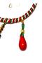 New Year's Pompom Clover Detailed Bag Charm – New Year's Decorative Car Mirror Ornament - 6