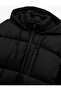 معطف طويل الأكمام مزود بسحاب بغطاء رأس Anorak قصة فضفاضة - 6