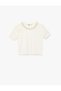 Viscose Blended Bead Detailed Short Sleeve Knitwear Sweater - 3