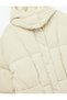 Removable Hooded Long Sleeve Zippered Water Repellent O Oversized Anorak Long Puffer Coat - 5