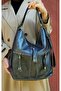 Women's Soft Leather Multi-Compartment Large Backpack and Shoulder Bag (41x33 cm) - 4
