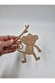 10 Pieces Cute Monkey Wooden Painting School DIY Activity Art 15 cm - 2