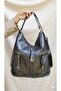Women's Soft Leather Multi-Compartment Large Backpack and Shoulder Bag (41x33 cm)