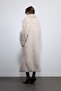 Stone Faux Fur Long Coat - 7