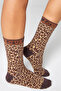 Women's Stitch-Free Leopard Patterned Socks Non-Squeezing Socks / Does Not Leave Marks