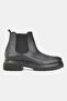 Men's Black Genuine Natural Leather Chelsea Boots Size 39-45-46 - 5