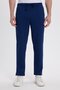 Men's Slim Fit Slim Fit Waist Lace-Up 3-Pocket Wide Leg Navy Blue Sweatpants