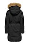 معطف أسود للنساء / البنات رمز الموديل: (15355097Black) - 2