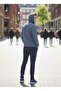 Unisex Cotton Soft Textured Inside Fleece-Lined K Hooded Sweatshirt - 5