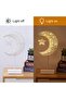 Decorative Moon Star Table Lamp (Battery Powered Warm LED) - White - 7