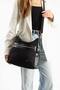 Suede Black Women's 1St Classy Workmanship Casual Shoulder Bag
