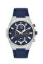 Jls04239S.04 Navy Blue & Silver Steel Men's Wristwatch