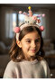 طوق شعر قطيفة بتصميم Hello Kitty
