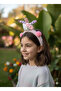 طوق شعر قطيفة بتصميم Hello Kitty - 2