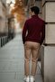 Men's Winter Basic High Neck 3-Piece Knit Sweater - 5