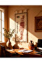 Wall Painting Palestine Tatreez Embroidered Fabric Wall Panel Handmade 31X71 cm - 5