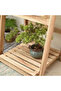 4 Tier Wooden Ladder Shelf – Foldable Plant Rack and Decorative Display Stand - 8