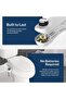 Bio Bidet SlimEdge Bidet Attachment for Toilet, Non-Electric, Dual Nozzles, White - 6