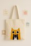 Cute Triple Cat Printed Cloth Bag Tote Bag
