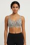 Women's Gray Floral Cotton Combed Bra |   Sponge-Free, Support-Free, Wire-Free, Comfortable Everyday Underwear - 6