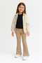 3-Piece Girls' Knitwear Leggings with Spanish Leg Opening - 3