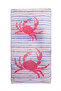 Crab Patterned Turkish Peshtemal