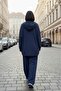 Women's Modal Fabric Kangaroo Pocket Zippered Double Suit - 7