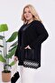 Plus Size Skirted Lace Detailed Cardigan - 5