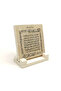 Prayer for Abundance Ant Prayer Printed Natural Stone Tabletop 10X10 Skh-77