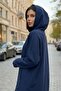 Women's Modal Fabric Kangaroo Pocket Zippered Double Suit - 4