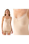 Women's Lace Detailed Thin Strap Tank Top 6 Pack – Black, Skin, White (2 of Each Color) - 3
