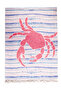 Crab Patterned Turkish Peshtemal - 2