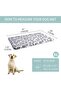 Dog Crate Pad Reversible Warm & Cool Grey Stone Pattern - Machine Washable (Small-XXL) - 2