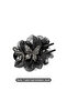 Black Stone Butterfly Detailed Bun Clip, Butterfly Clip, Spring-Loaded for Easy Use - 2
