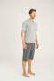 New Season 2026 Men's O.Yaka Luxury Design Capri Pajama Set - 5