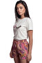 ''Summer Wave'' Dynamic Lettering Printed 100% Cotton Relaxed Fit Premium Women's T-Shirt - 2