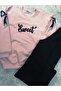 Front Sweet Embroidery Two-String Set - 6