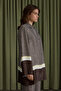 Brown Cocoon Patterned Viscon Tunic - 3