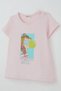 Girl's Tights Suit Gum Queen Girl Printed 1.5-5 Years Old, Pink - 6