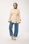 6232 - Comfortable, Loose-Fitting 2 Thread Basic Women's Long Tunic - 6