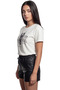''The Black'' Written Printed 100% Cotton Relaxed Fit Premium Women's T-Shirt - 2