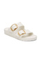 Arizona Eva Big Buckle Women's Slippers Cream - 3
