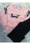Front Sweet Embroidery Two-String Set - 4