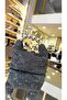 Imported crystal stone pearl handle women's bag 27073 black - 4