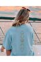 Gold Moon (Back Printed) Women's Crew Neck Tshirt - 2