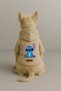 Printed Dog and Cat Clothing & Dress with Fleece Inside - Beige Color K Hooded Hoodie Be339 - 2