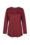Women's Winter Lycra Mother's Combed Cotton Blouse Striped Striped - 4